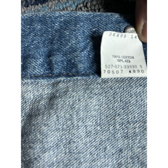 Vintage Levi Strauss Jean‎ Jacket Red Tag 70507 4890 Made In USA Size XL - Picture 3 of 11